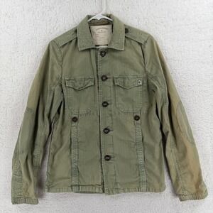 Converse John Varvatos Jacket Mens Small Green Army Military Canvas 001908